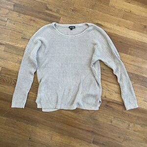 Steven Alan Taupe Ribbed Sweater